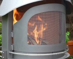 Girse Funkenflugtür Für Typ 3 Grillkamin / Schwarz -Grillen Und Rauchern 999999835 Girse Design Grillkamin Zubehoer Funkenflugt 1