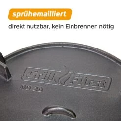 Grillfürst Dutch Oven BBQ Edition DO20 -Grillen Und Rauchern Dutchoven 03 19 047