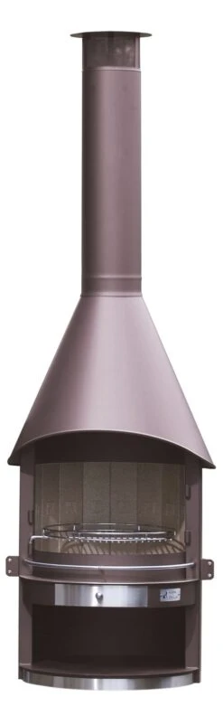 Girse Grillkamin Edelstahl Duo Exclusiv Typ 2 / Braun