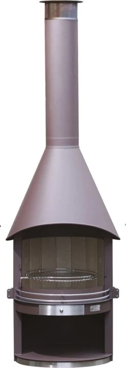 Girse Grillkamin Edelstahl Duo Exclusiv Typ 3 / Braun