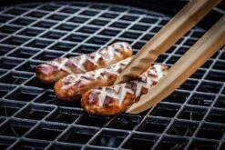 Grillfürst Grillzange Bambus, 60cm Extralang -Grillen Und Rauchern Grillfuerst Bambus Grillzange Bratwuerste