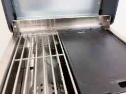 Grillfürst Grillplatte Gusseisen Für G201 Campinggrill/Wohnmobilgrill V2 - 32,8 X 22,8 Cm -Grillen Und Rauchern Grillfuerst Campinggrill geteilte Grillroste Grillplatte