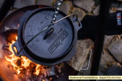 Grillfürst Dutch Oven Ohne Füsse DO4 -Grillen Und Rauchern Grillfuerst DO ohne Fuesse Mood Draufsicht DO6