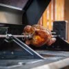 Grillfürst Universal Drehspieß / Rotisserie Set Aus Verchromtem Stahl Mit Motor Für über 20 Versch. Grillgeräte -Grillen Und Rauchern Grillfuerst Drehspiess Rotisserie Spiess Forken 3 1