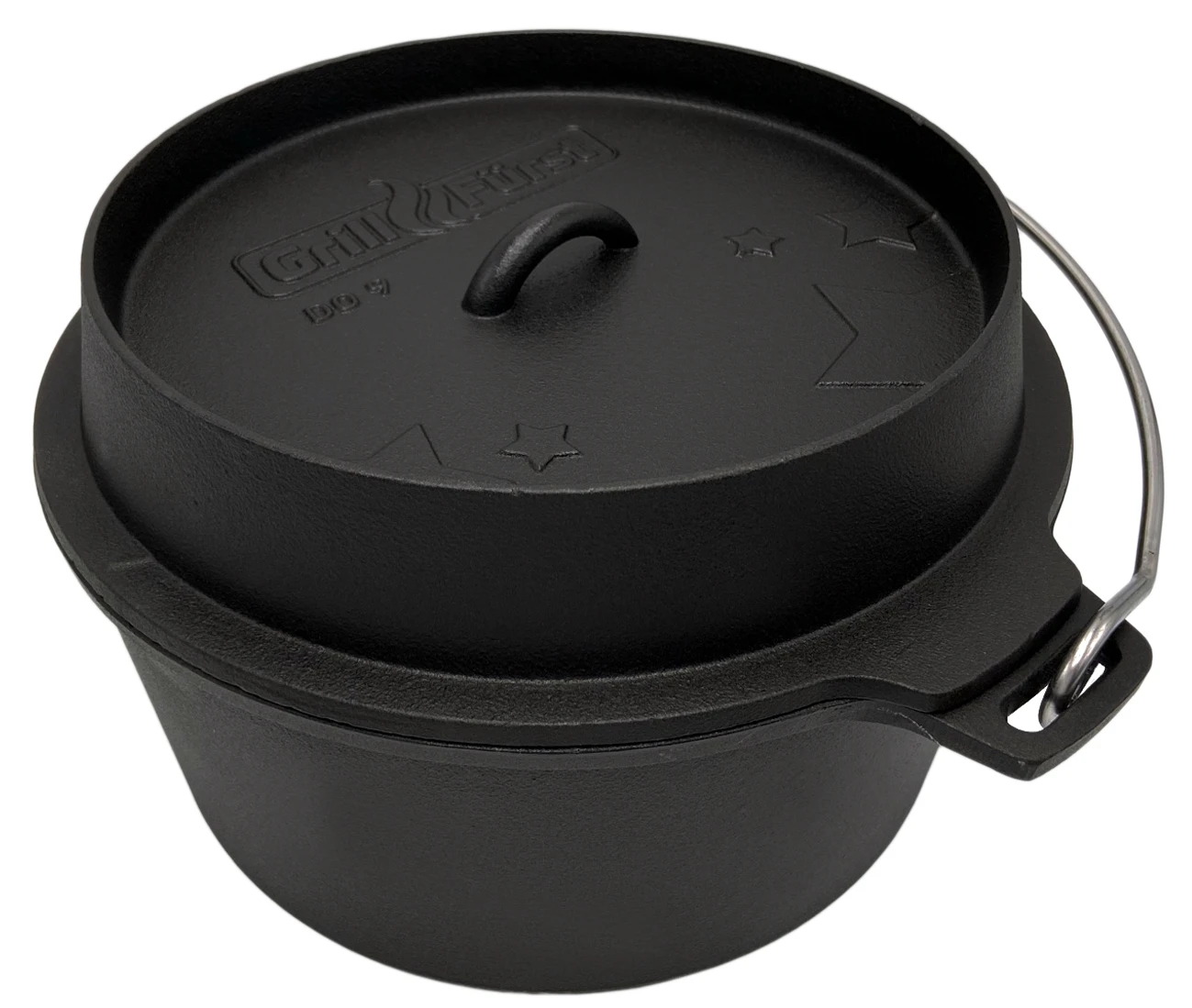 Grillfürst Dutch Oven Ohne Füsse DO9 4 Grillfürst Dutch Oven Ohne Füsse DO9 – Bild 2