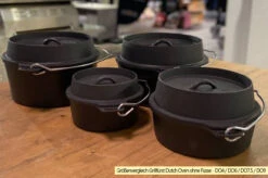 Grillfürst Dutch Oven Ohne Füsse DO9 13 Grillfürst Dutch Oven Ohne Füsse DO9 -Grillen Und Rauchern Grillfuerst Dutch Oven ohne Fuesse Groessenvergleich 2