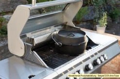 Grillfürst Dutch Oven Ohne Füsse DO7,5 -Grillen Und Rauchern Grillfuerst Dutch Oven ohne Fuesse Mood Gasgrill DO9