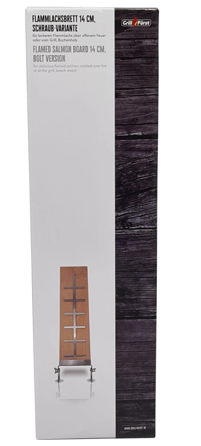 Grillfürst Flammlachsbrett Buche 14 X 50 Cm Schraub-Variante 4 Grillfürst Flammlachsbrett Buche 14 X 50 Cm Schraub-Variante – Bild 2