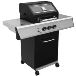 Grillfürst G210E Grill Control Edition 2-Brenner Gasgrill Mit Grill Control, Hochtemperaturbrenner Und Edelstahl Rosten -Grillen Und Rauchern Grillfuerst Gasgrill G210E Seitenansicht