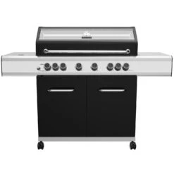 Grillfürst G620G Grill Control Edition 6-Brenner Gasgrill Mit Grill Control, Hochtemperaturbrenner, Heckbrenner Und Gusseisen Rosten -Grillen Und Rauchern Grillfuerst Gasgrill G620G frontal
