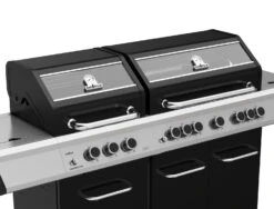 Grillfürst G750E Grill Control Edition 7-Brenner Doppelkammer - Gasgrill Mit Grill Control, Hochtemperaturbrenner, Seitenkocher, Heckbrenner Und Edelstahl Rosten -Grillen Und Rauchern Grillfuerst Gasgrill Premium G750E Doppelkammer Gasgrill Garraum 4 1674134444