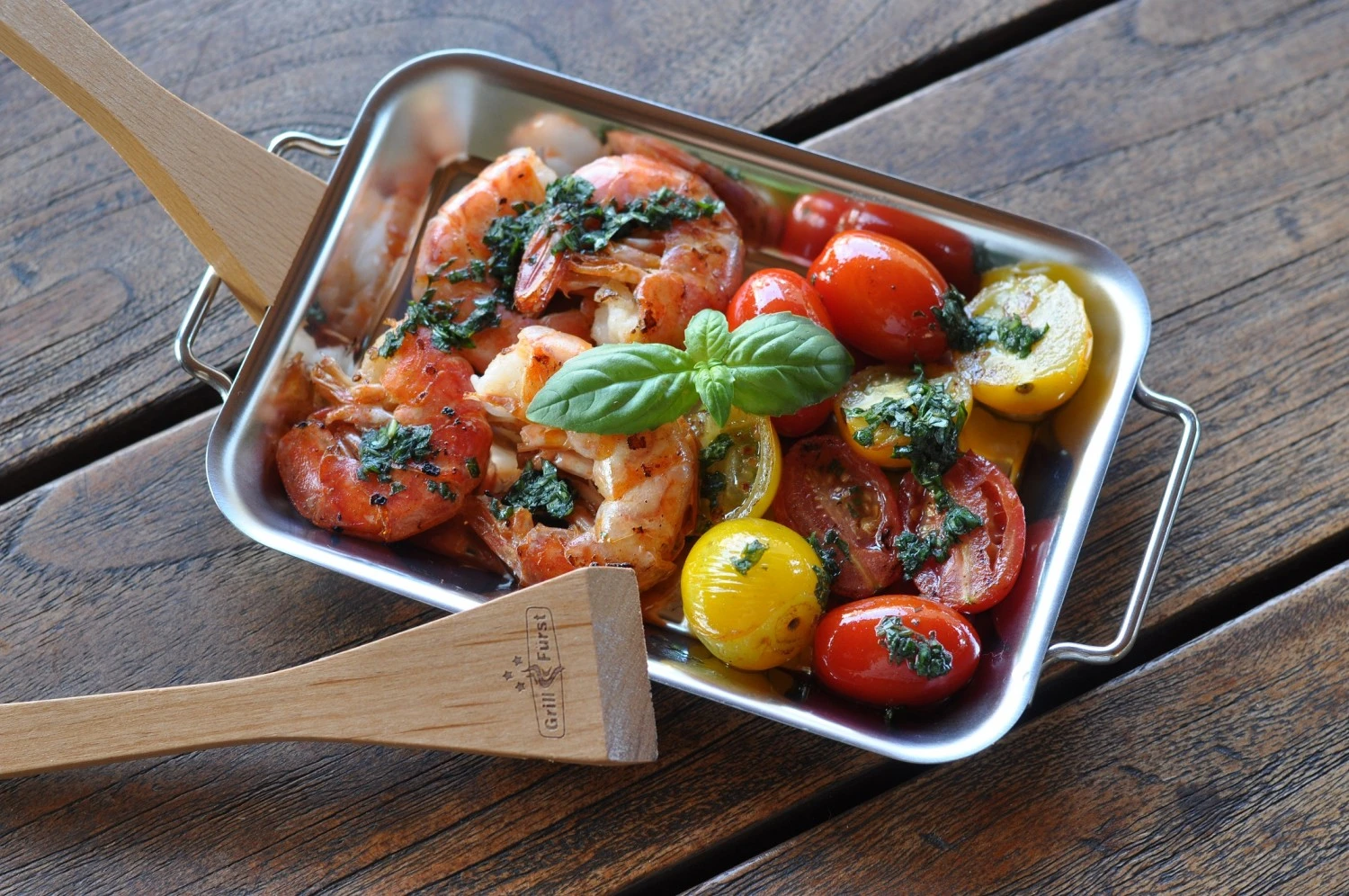 Grillfürst Grillpfännchen 2er Set Mit Schabern 8 Grillfürst Grillpfännchen 2er Set Mit Schabern – Bild 6