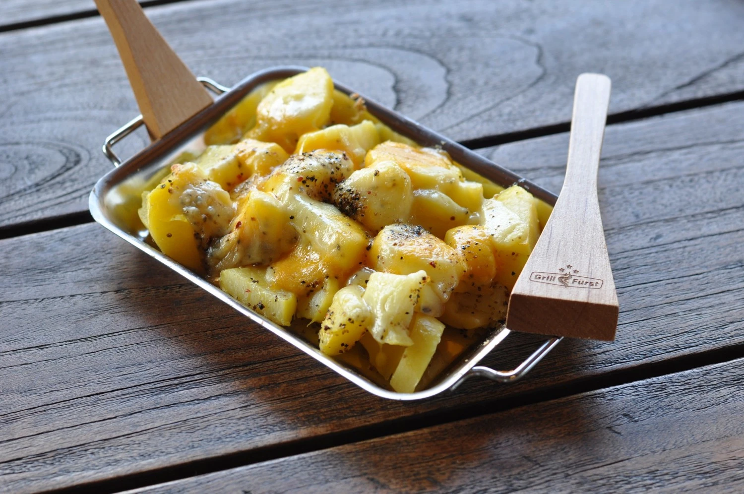 Grillfürst Grillpfännchen 2er Set Mit Schabern 9 Grillfürst Grillpfännchen 2er Set Mit Schabern – Bild 7