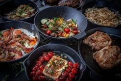 Grillfürst Gusseisen Wok Mit 2 Griffen Ø 30 Cm - X-Deal Inkl. Pflegepaste, Ringreiniger Und Kochlöffel -Grillen Und Rauchern Grillfuerst Gusseise Pfannen 4