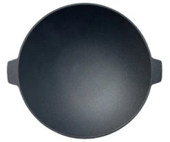 Grillfürst Gusseisen Wok XL Mit 2 Griffen Ø 38 Cm - X-Deal Inkl. Pflegepaste, Ringreiniger Und Kochlöffel -Grillen Und Rauchern Grillfuerst Gusseisen Wok gross 38 cm