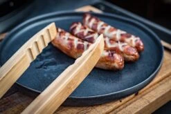 Grillfürst Grillzange Bambus, 60cm Extralang -Grillen Und Rauchern Grillfuerst Holz Grillzange