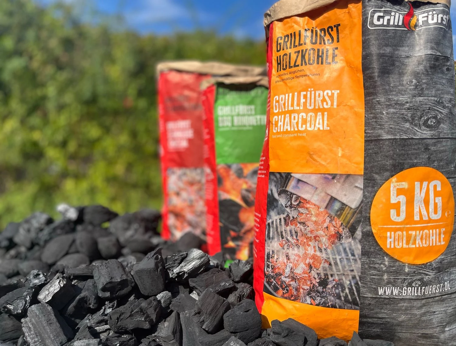 Grillfürst Holzkohle 5kg - Palette Mit 320 Kg (=64 Stk.) 11 Grillfürst Holzkohle 5kg - Palette Mit 320 Kg (=64 Stk.) – Bild 9