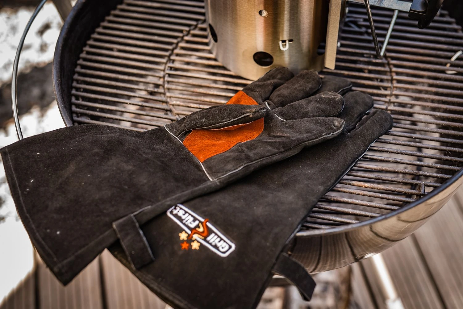 Grillfürst Grillhandschuhe Leder (Paar) 3 Grillfürst Grillhandschuhe Leder (Paar)