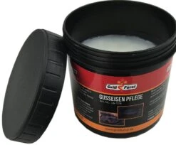 Grillfürst Kokosnuss-Pflegepaste Für Gusseisen / Dutch Oven 250ml Mit Schwamm -Grillen Und Rauchern Grillfuerst Pflegepaste Gusseisen Kokos