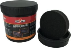 Grillfürst Kokosnuss-Pflegepaste Für Gusseisen / Dutch Oven 250ml Mit Schwamm -Grillen Und Rauchern Grillfuerst Pflegepaste Gusseisen Schwamm