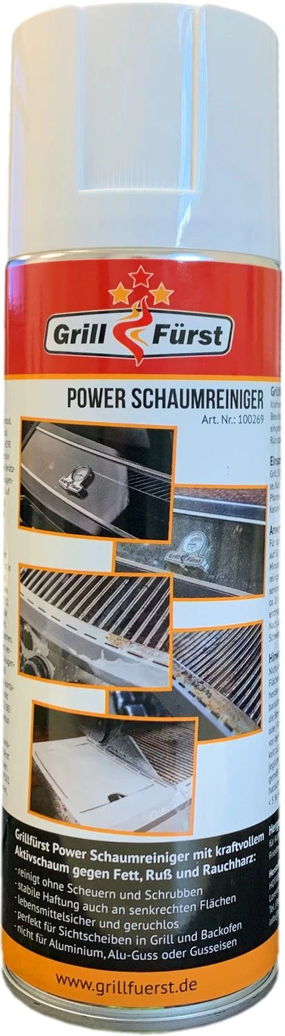 Grillfürst Reinigungsset Für Edelstahlgrills Mit Edelstahl Grillbürste Inkl. Schaber, Grillreiniger Spezial Lösung Und Power-Schaumreiniger 4 Grillfürst Reinigungsset Für Edelstahlgrills Mit Edelstahl Grillbürste Inkl. Schaber, Grillreiniger Spezial Lösung Und Power-Schaumreiniger – Bild 2