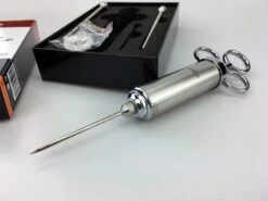 Grillfürst Profi Marinierspritze Aus Edelstahl 9 Grillfürst Profi Marinierspritze Aus Edelstahl -Grillen Und Rauchern Marinierspritze kurze Spitze