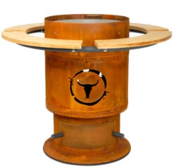 Grillen Und Rauchern -Grillen Und Rauchern Moesta Bandit Feuerstelle Ablagebretter