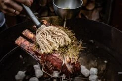 Grillfürst Marinierpinsel Set Mit 3 Aufsätzen -Grillen Und Rauchern Mop Aufsatz