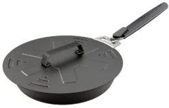 Outdoorchef Carbonstahl Deckel Ø 30 Cm -Grillen Und Rauchern Outdoorchef Carbonstahl Deckel auf Pfanne