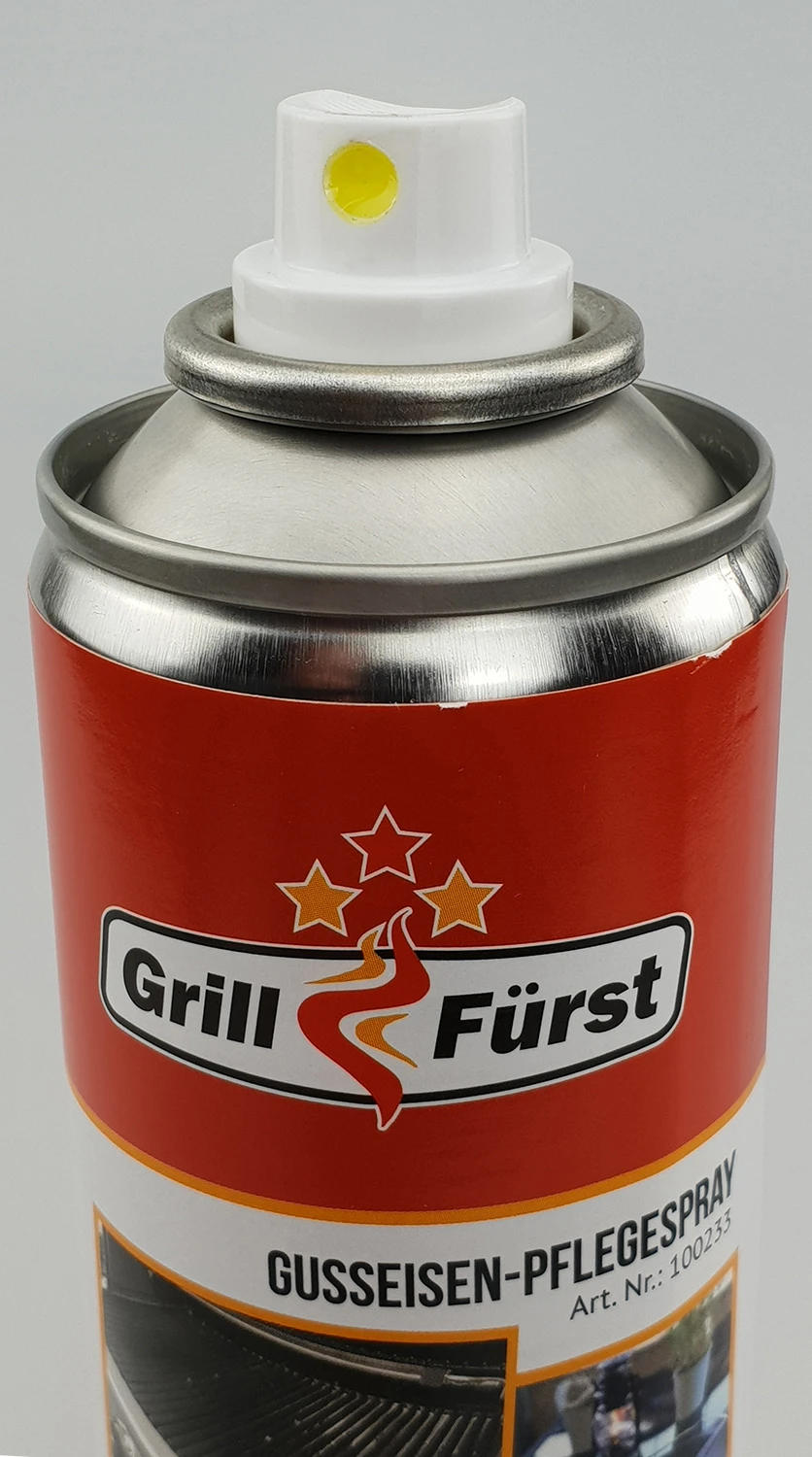 Grillfürst Gusseisen-Pflegespray 6x 200ml = 1,2l 3 Grillfürst Gusseisen-Pflegespray 6x 200ml = 1,2l
