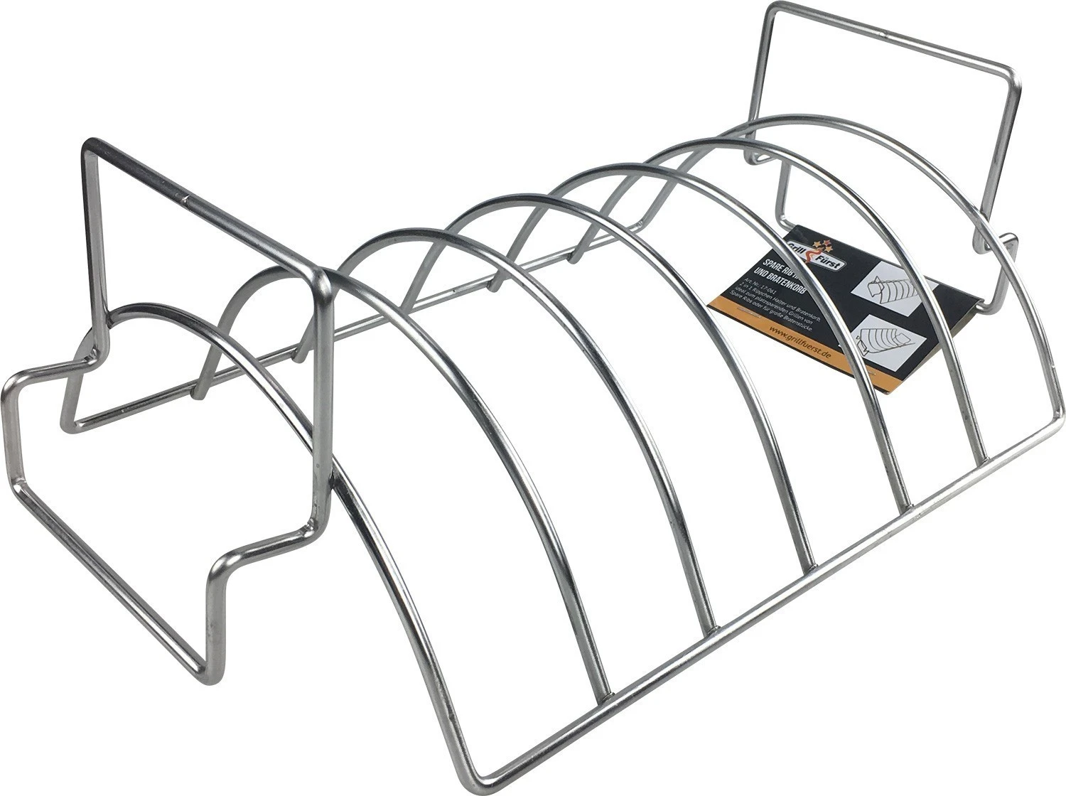 Grillfürst 2in1 Rippchenhalter Und Bratenkorb Edelstahl 3 Grillfürst 2in1 Rippchenhalter Und Bratenkorb Edelstahl