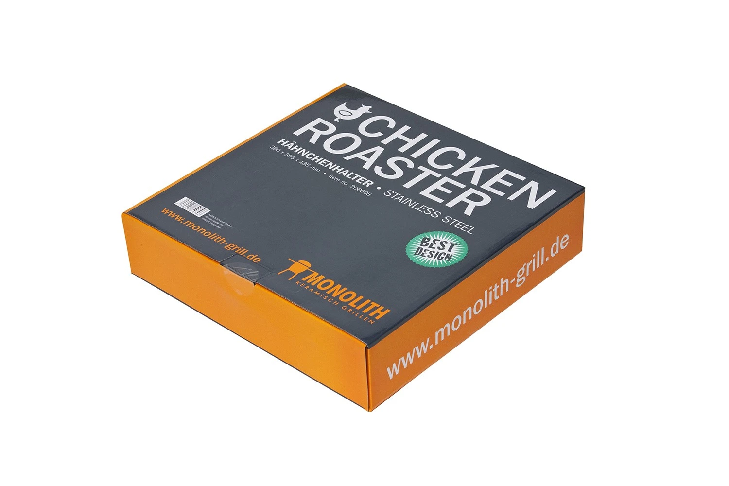 Monolith Chicken Roaster / Hähnchenbräter Edelstahl 4 Monolith Chicken Roaster / Hähnchenbräter Edelstahl – Bild 2